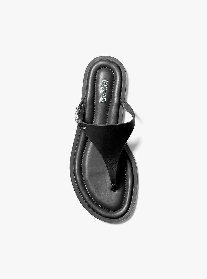 Sandale Daniella en cuir in NOIR | Michael Kors