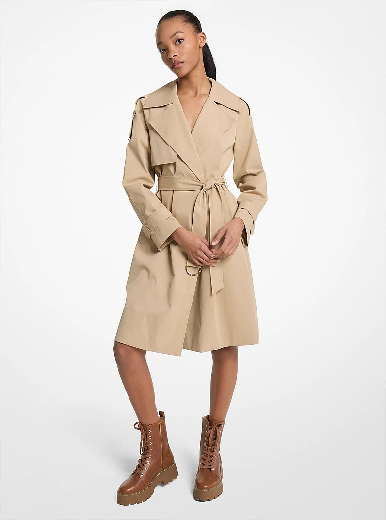 SALE⭐︎MICHAEL KORS⭐︎ BEVERLY トレンチコート 公式アウトレット】トレンチコート - アウター(コート・ジャケット