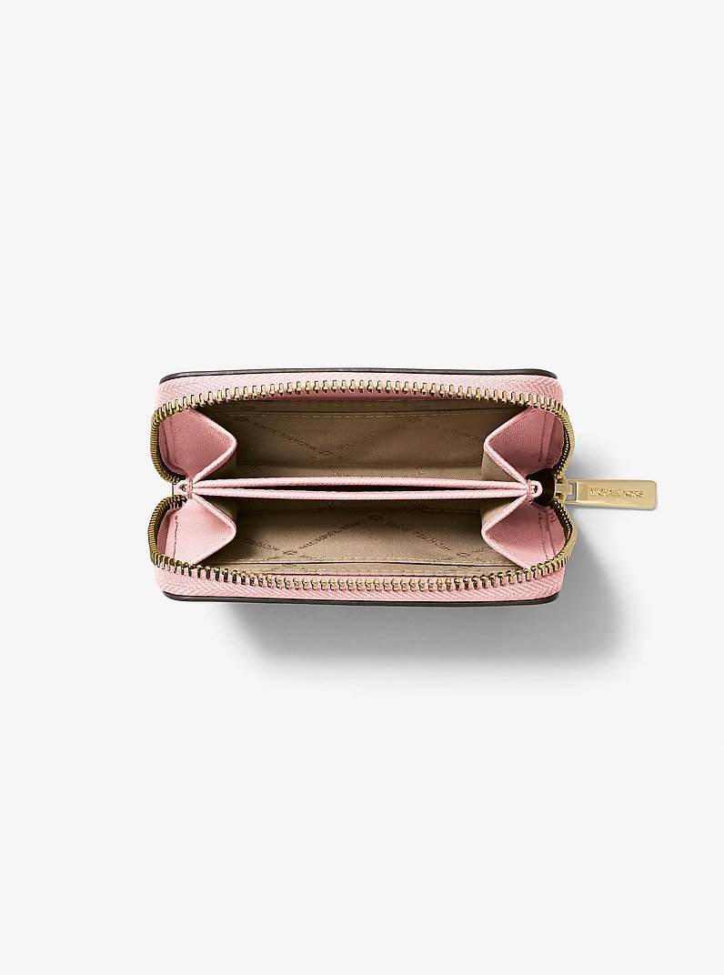 Jet Set Travel Medium Saffiano Leather Wallet in POWDER BLUSH | Michael Kors