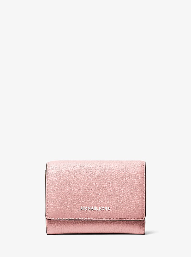 Bryant Medium Pebbled Leather Wallet in SMOKEY ROSE | Michael Kors