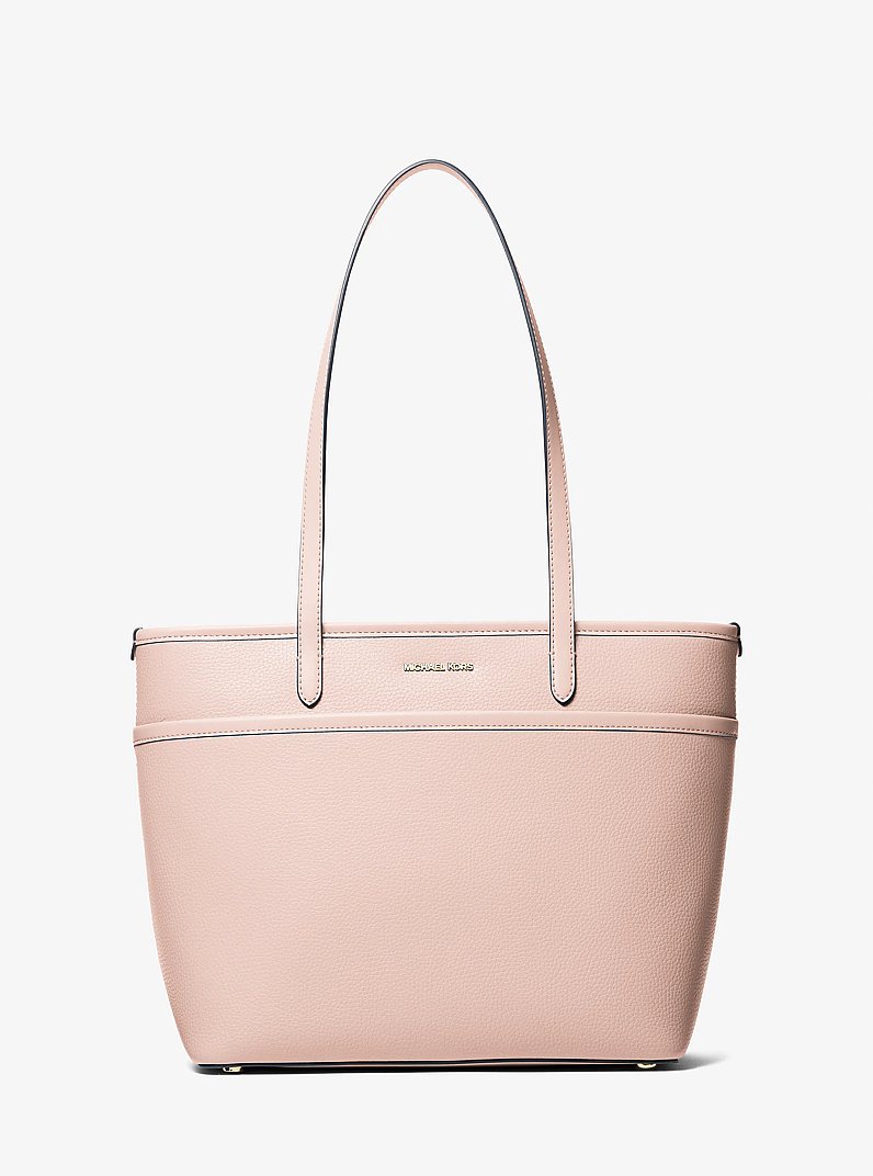 Shopper Marlowe Medium aus gekrispeltem Leder mit Tasche in ZARTROSA | Michael Kors