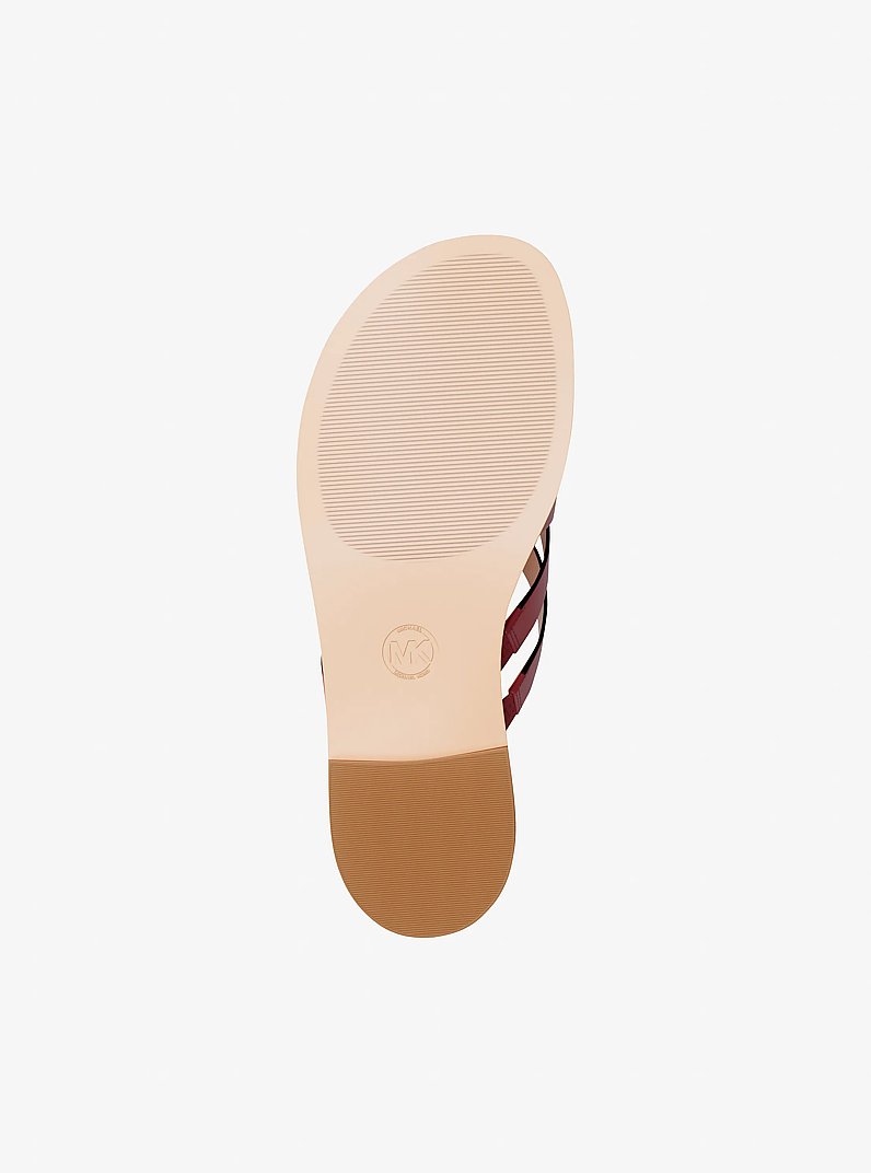 Pantolette Erika aus Leder in LT BRY SBT | Michael Kors