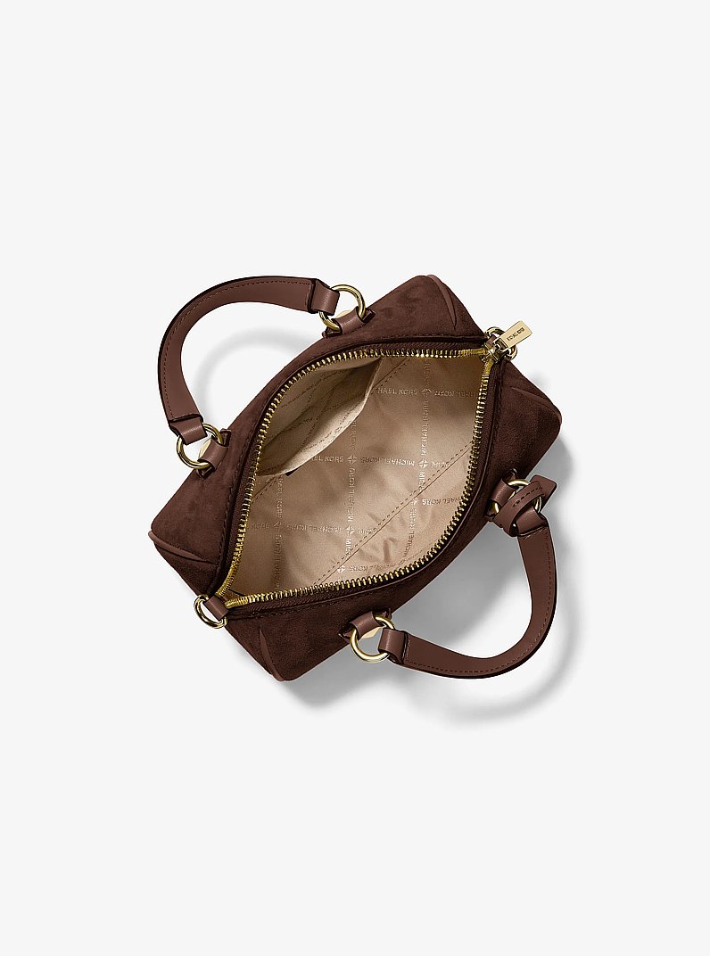 Grayson Small Duffel Crossbody Bag in NUTMEG | Michael Kors