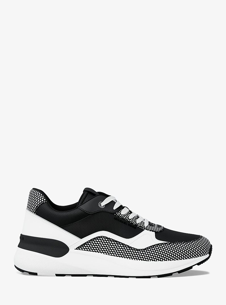 Sneaker Trevor aus Materialmix in SCHWARZ | Michael Kors