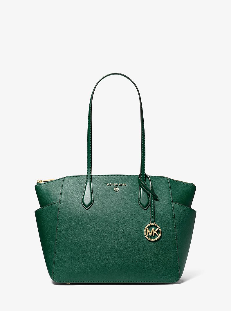 Cabas Marilyn de taille moyenne en cuir saffiano