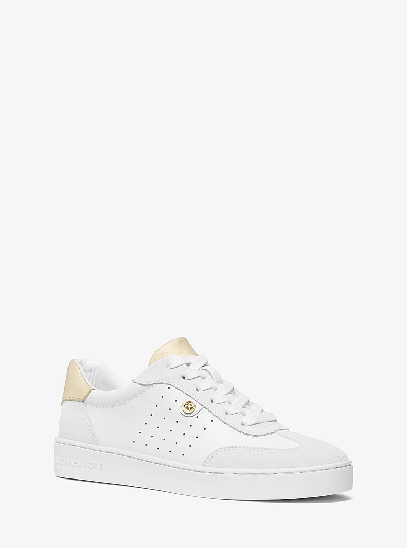 Sneaker Scotty aus Leder in BLASSGOLD MULTI | Michael Kors