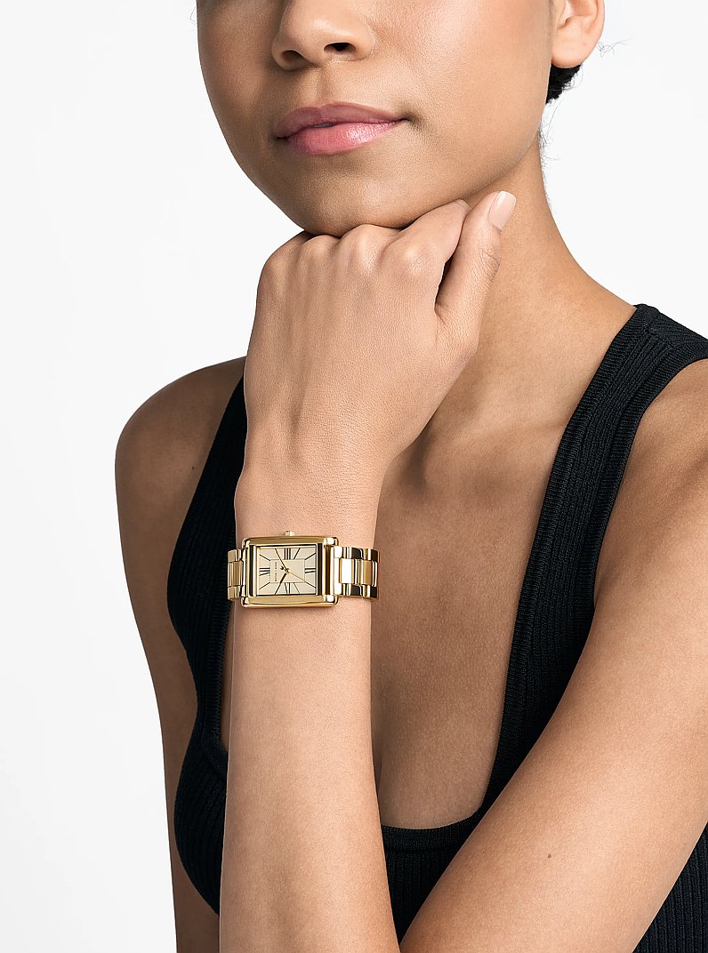 Essex Gold-Tone Watch in GOLD | Michael Kors