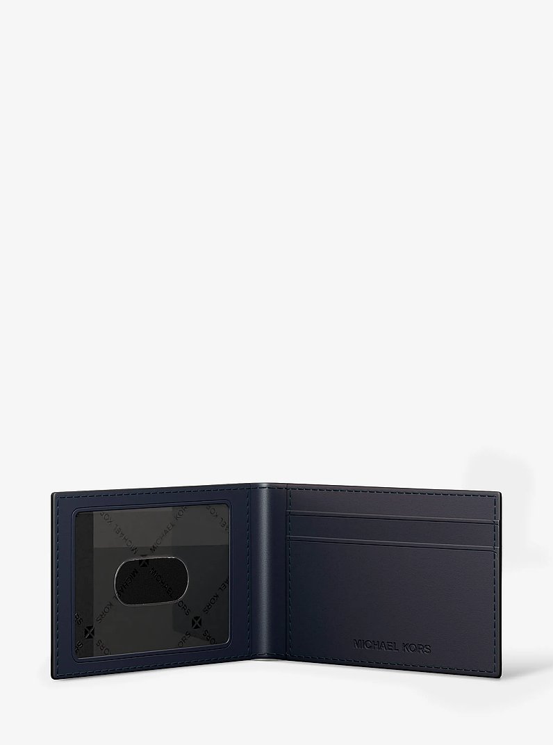 Cooper Signature Logo Wallet in ADMRL/PLBLUE | Michael Kors