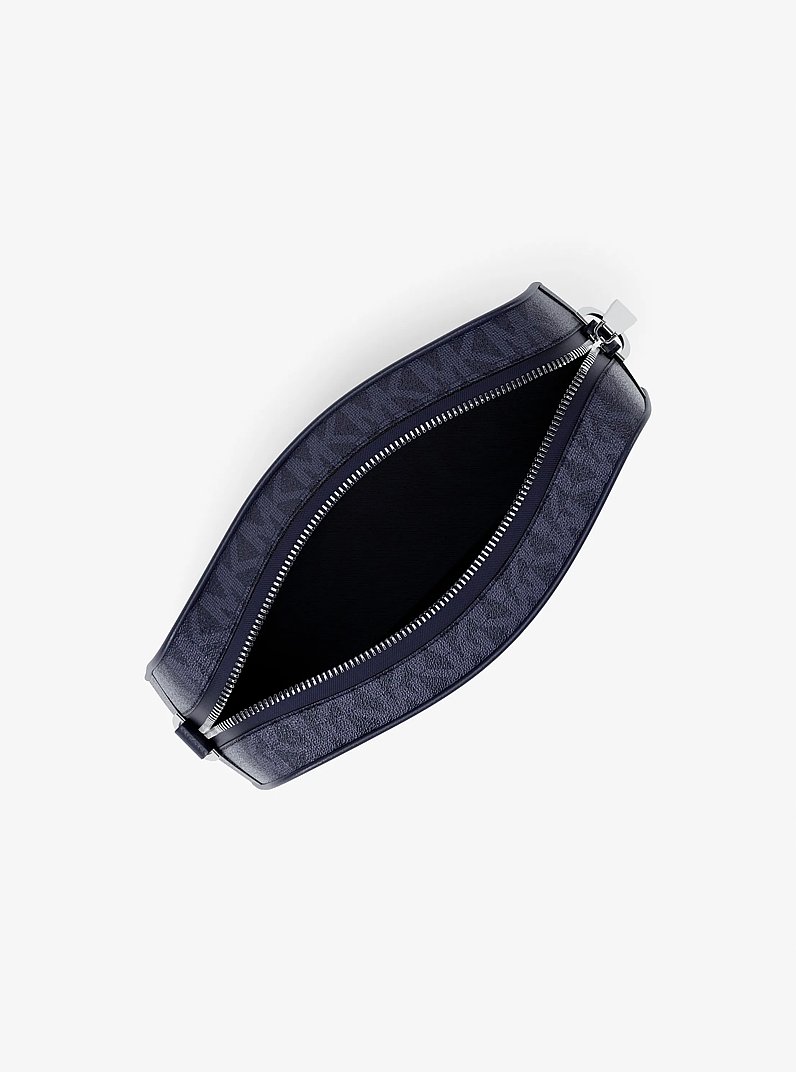 Camera bag a tracolla Jet Set piccola con logo in ABITO BLUES | Michael Kors