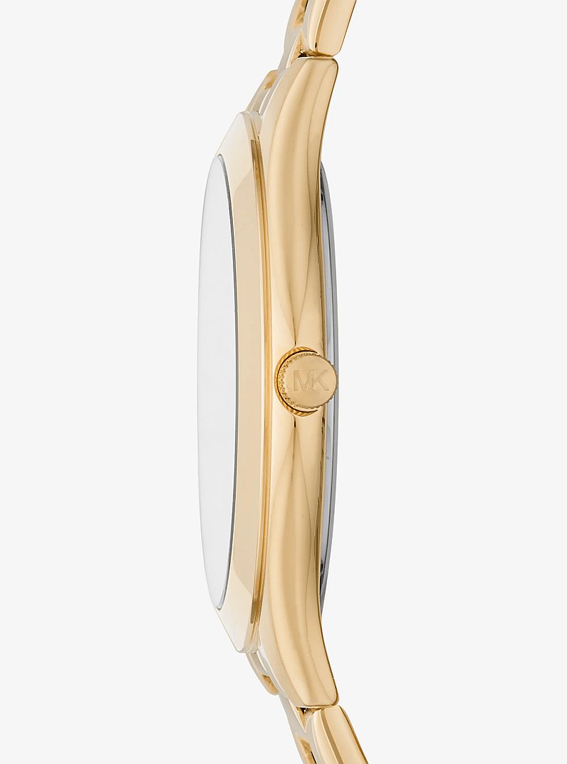Oversized Aspyn Gold-Tone Watch in GOLD | Michael Kors