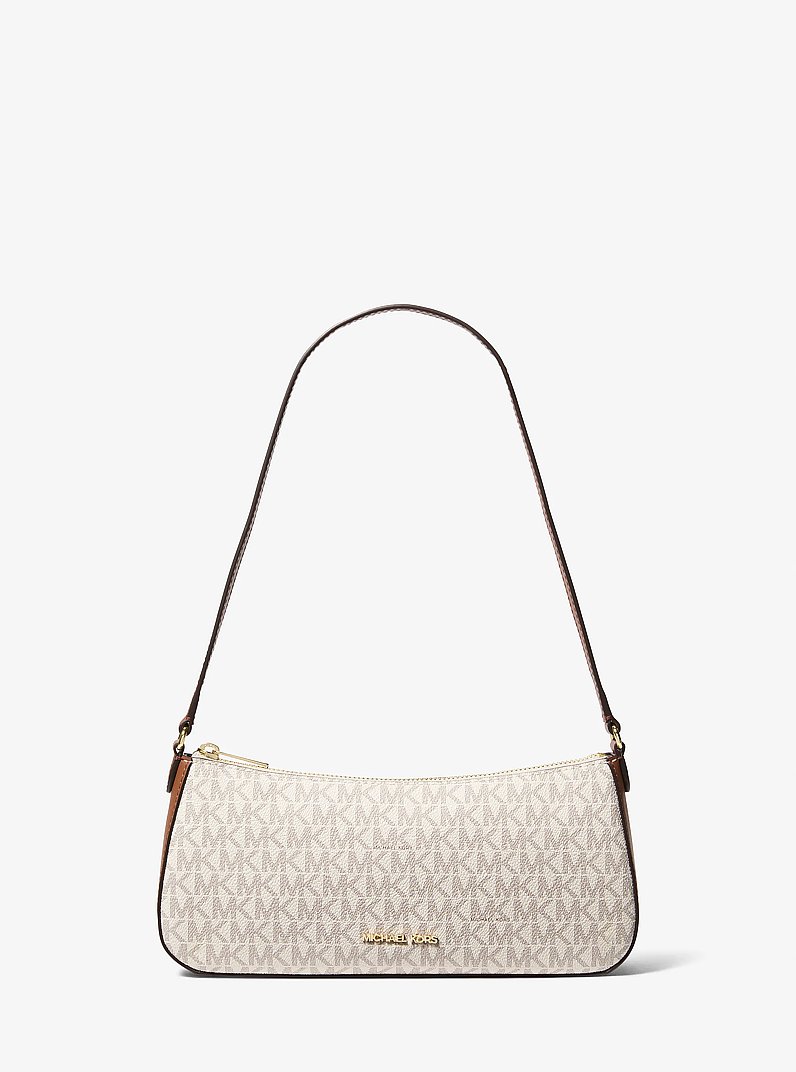 Petite pochette Sammy &agrave; logo Signature in VANILLE | Michael Kors