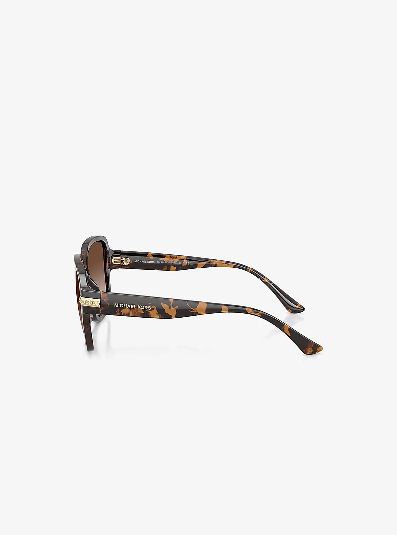 Lunettes de soleil Brays Island in &Eacute;CAILLE DE TORTUE FONC&Eacute;E | Michael Kors