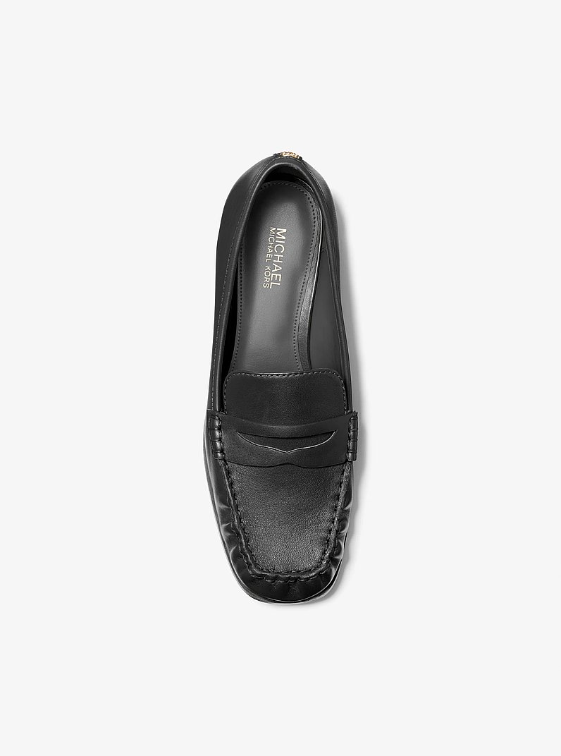 Mocassin Carlson en cuir in NOIR | Michael Kors