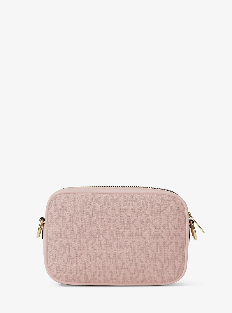 Jet Set Small Signature Logo Camera Crossbody Bag in POWDER BLUSH | Michael Kors