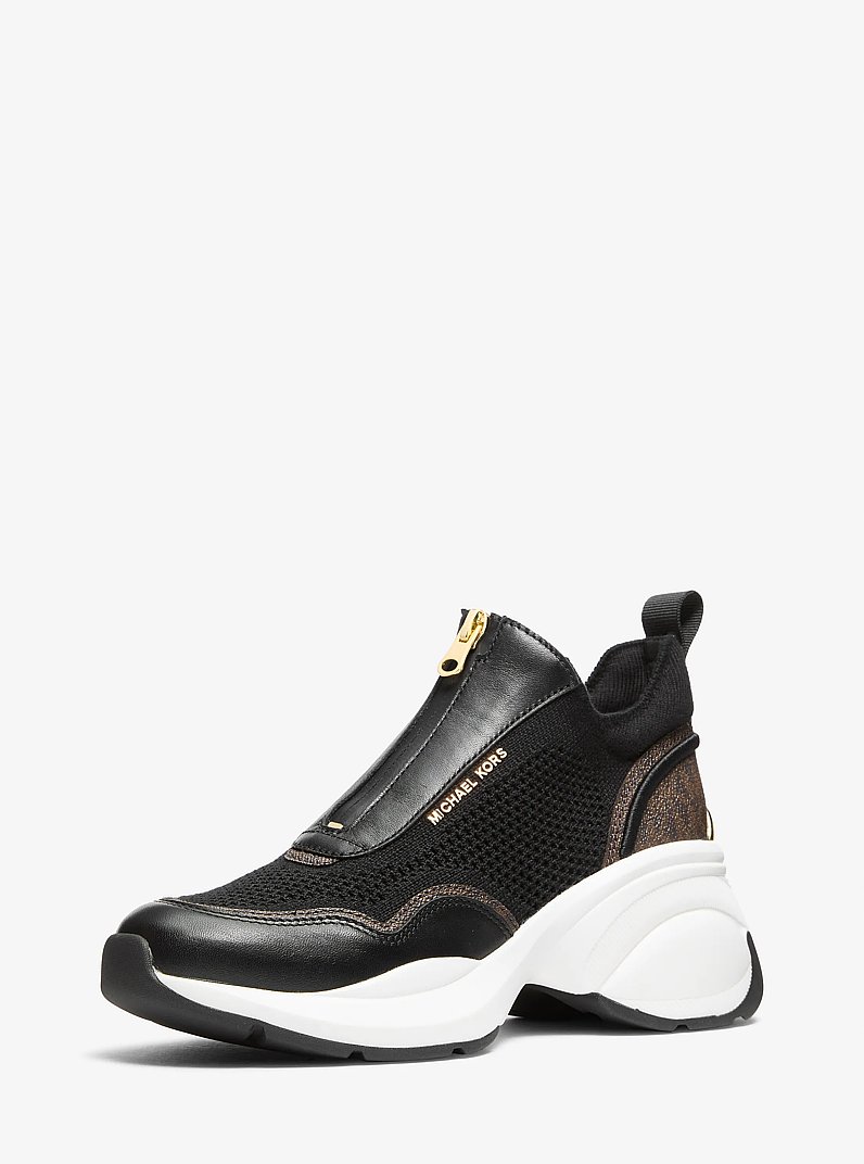 Zapatilla Zuma de materiales mixtos in NEGRO | Michael Kors