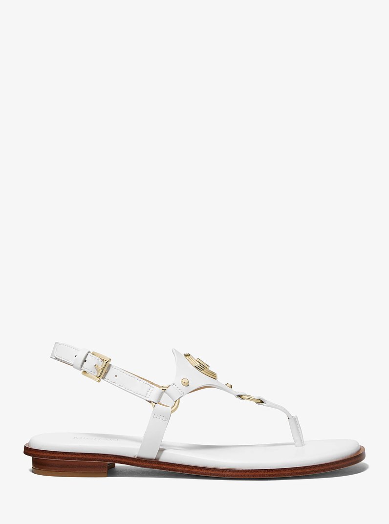 Sandalia Casey de cuero in BLANCO INTENSO | Michael Kors