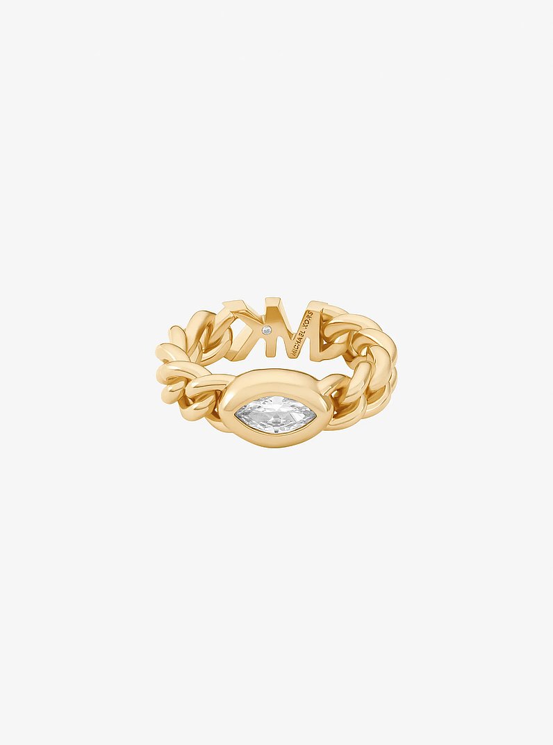 Marquise Cut Cubic Zirconia Ring in GOLD | Michael Kors