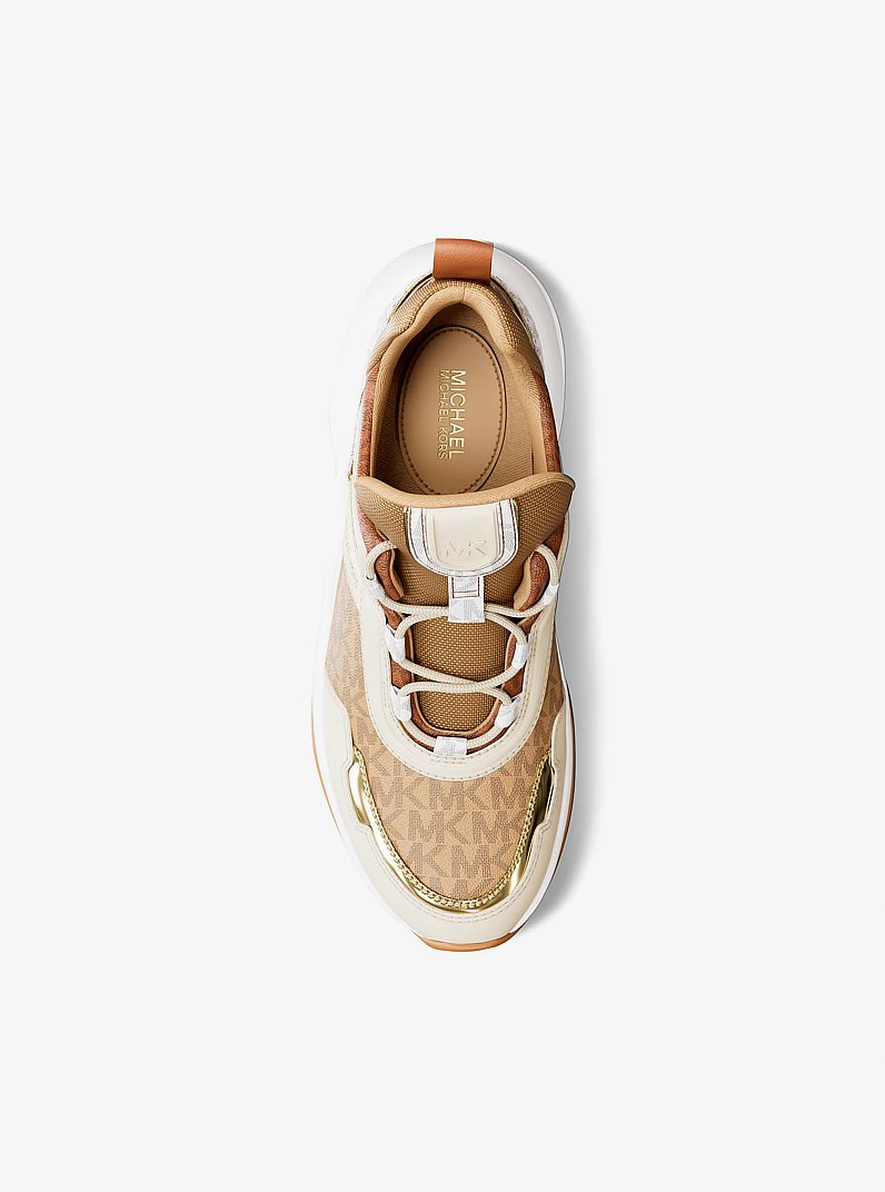 Espadrille Olympia en mat&eacute;riaux multiples in CR&Egrave;ME MULTI | Michael Kors
