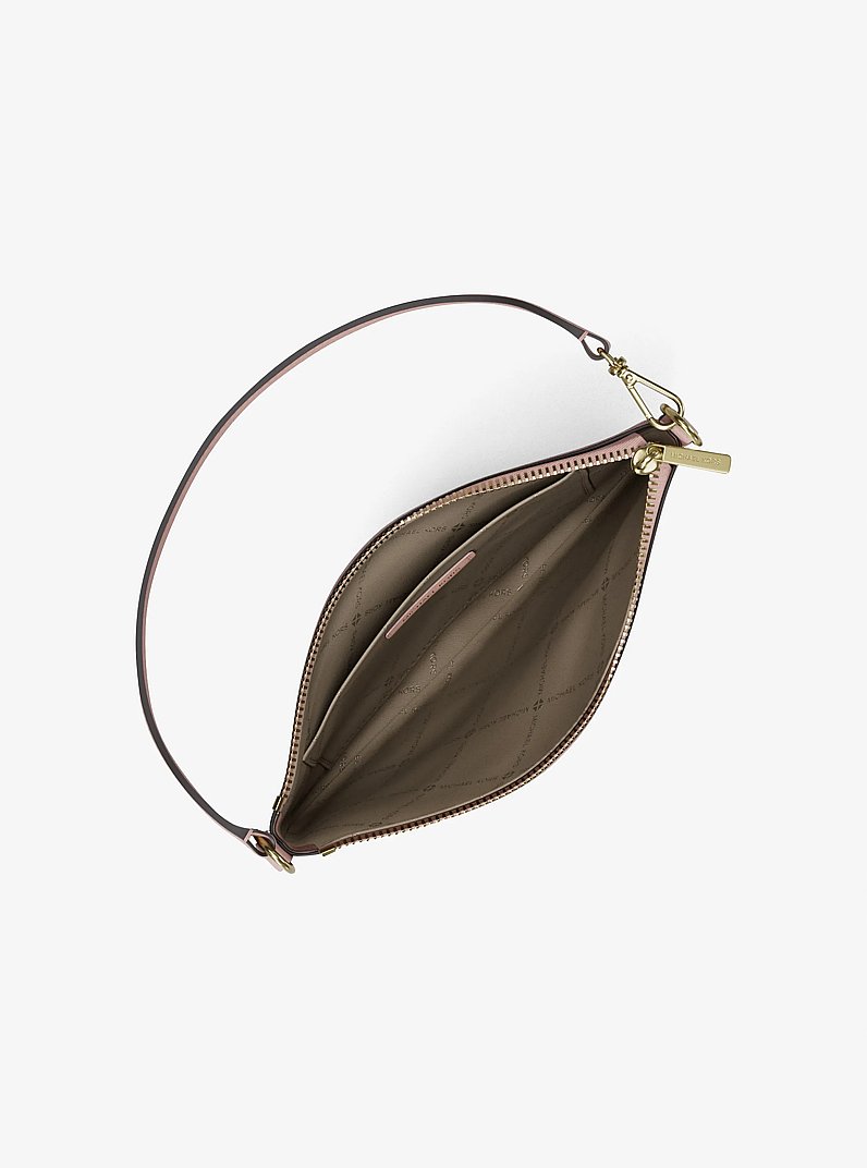 Jet Set Small Signature Logo Convertible Wristlet in POWDER BLUSH | Michael Kors