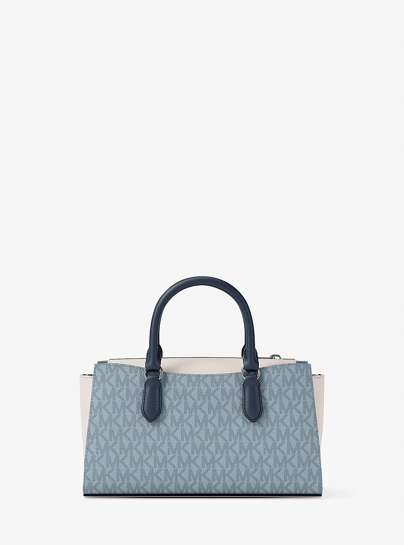 Arden Small Color-Block Signature Logo Messenger Bag in PL OCN MLTI | Michael Kors