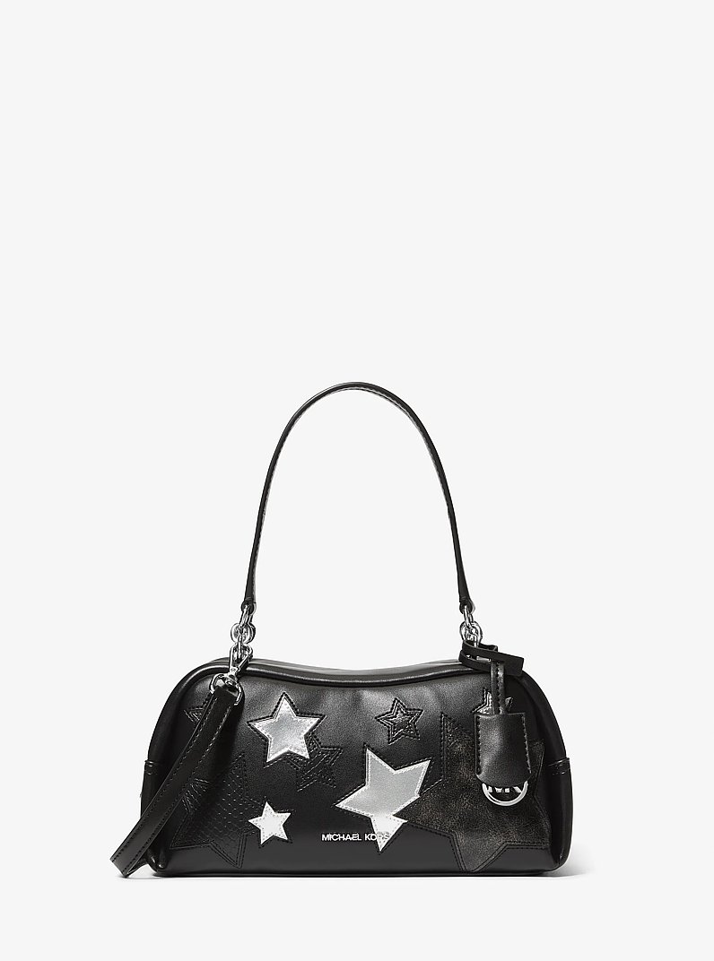 Cecily Small Embellished Shoulder Bag in BLACK - Sale | Michael