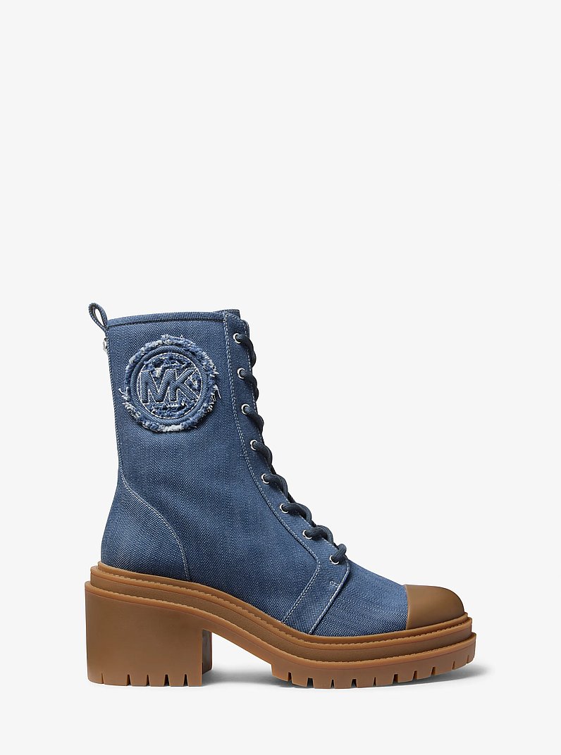 Hanley Denim Boot in MEDIUM BLUE WASH | Michael Kors