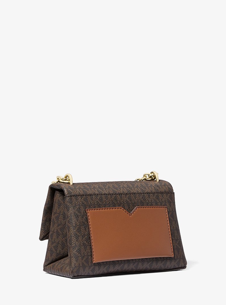 Cece Small Logo Shoulder Bag in BROWN | Michael Kors