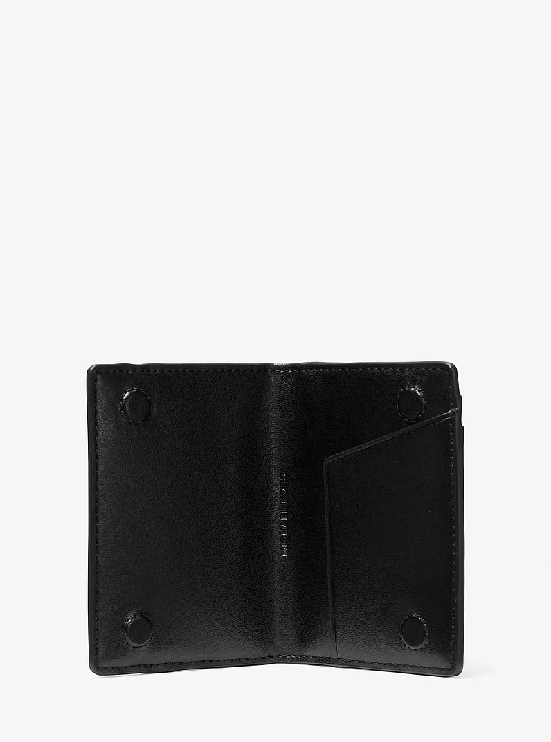 Cooper Signature Logo Bi-Fold Wallet in BLACK | Michael Kors