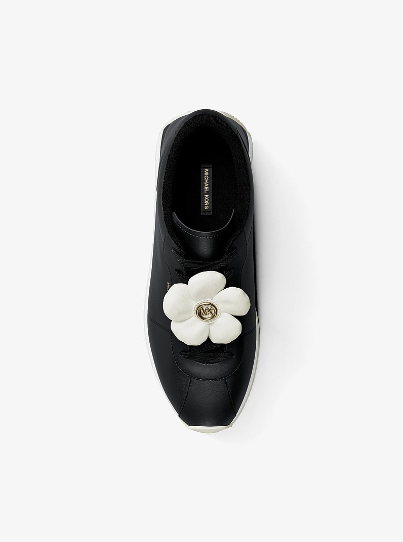 Rhodes Floral Embellished Trainer in BLACK | Michael Kors