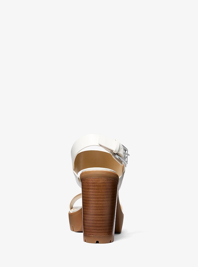 Holland Platform Sandal in OPTIC WHITE | Michael Kors