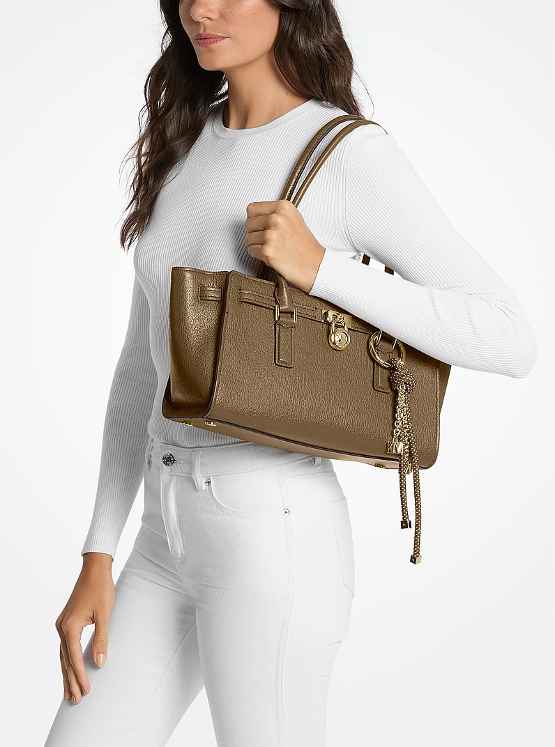 Petit sac Hamilton Moderne en cuir in LODEN | Michael Kors