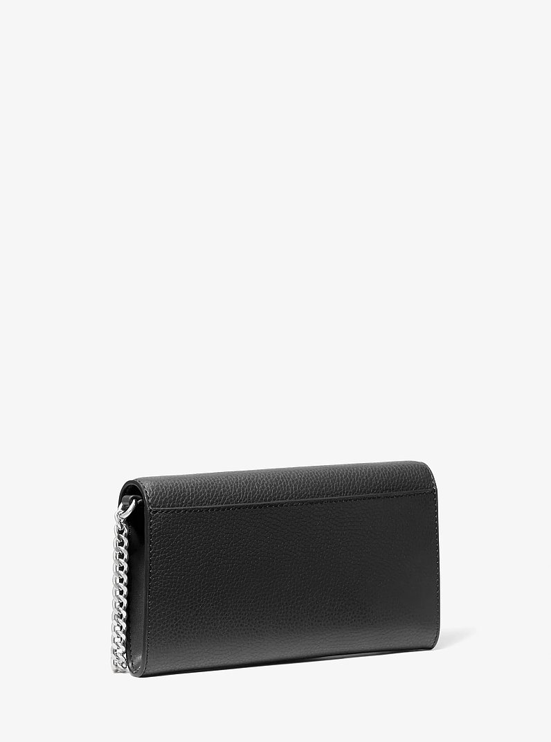 Bolso cruzado Carson grande transformable de cuero granulado in NEGRO | Michael Kors