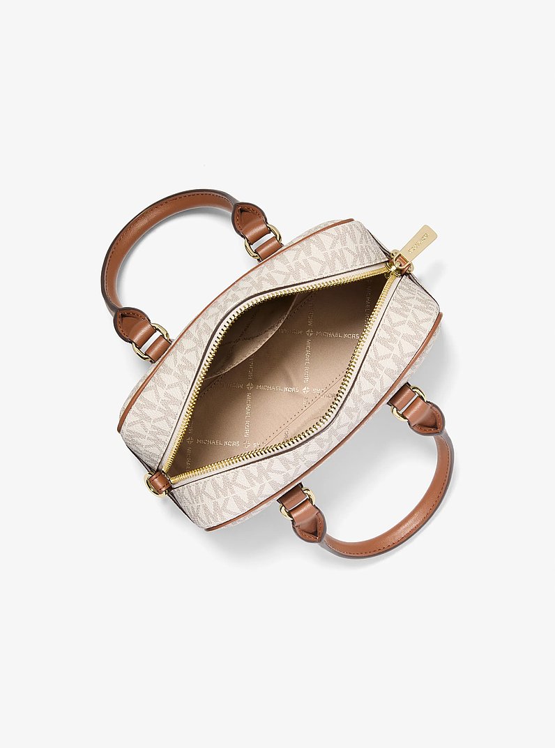 Thompson Extra-Small Signature Logo Convertible Satchel in VANILLA