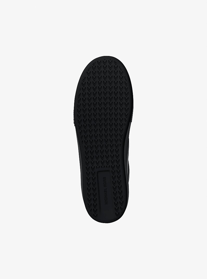 Dane Mixed-Media Sneaker in BLACK | Michael Kors
