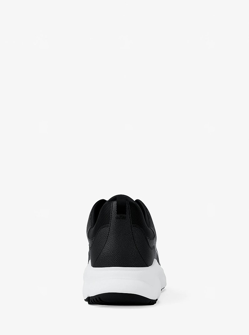 Jett Mixed-Media Trainer in BLACK | Michael Kors