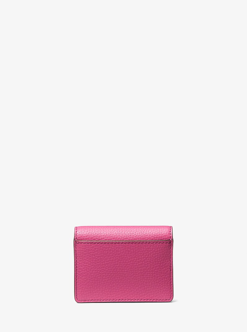 Petit portefeuille Carson en cuir grain&eacute; in PITAYA | Michael Kors