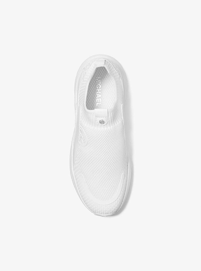 Sami Stretch Knit Trainer in BRIGHT WHT | Michael Kors