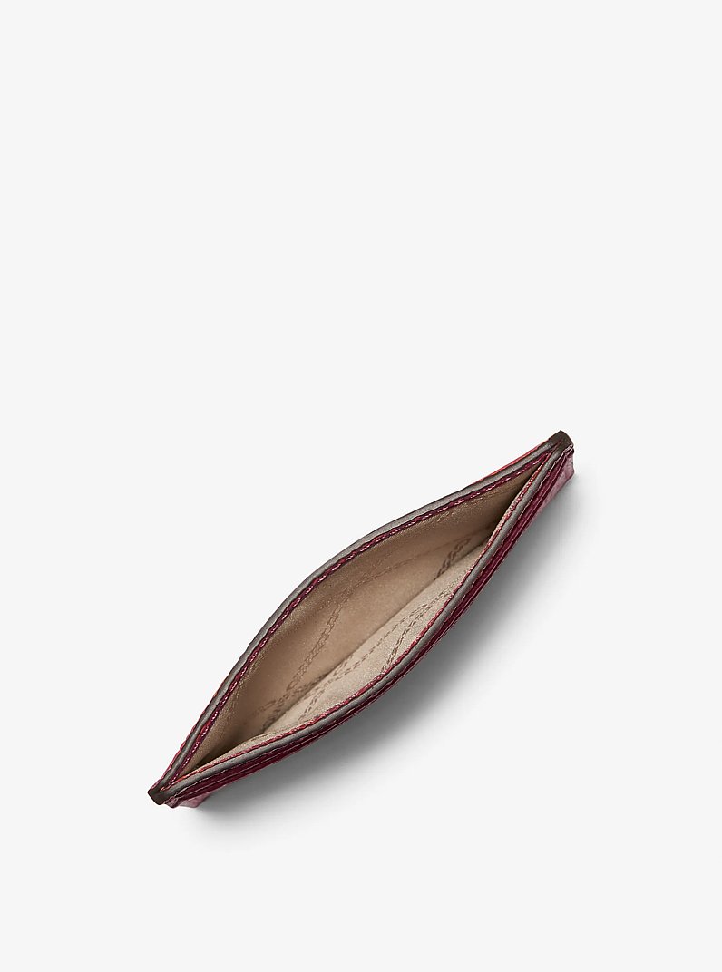 Tarjetero de piel granulada in MORA | Michael Kors