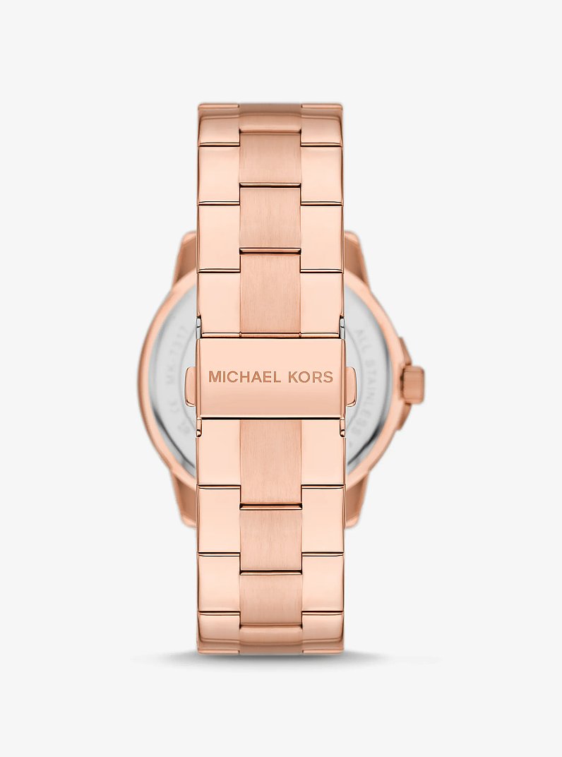 Michael Kors BRYNN フルパヴェ ローズゴールド Amazon.com: Michael Kors Women's Brynn Chronograph Rose Gold-Tone