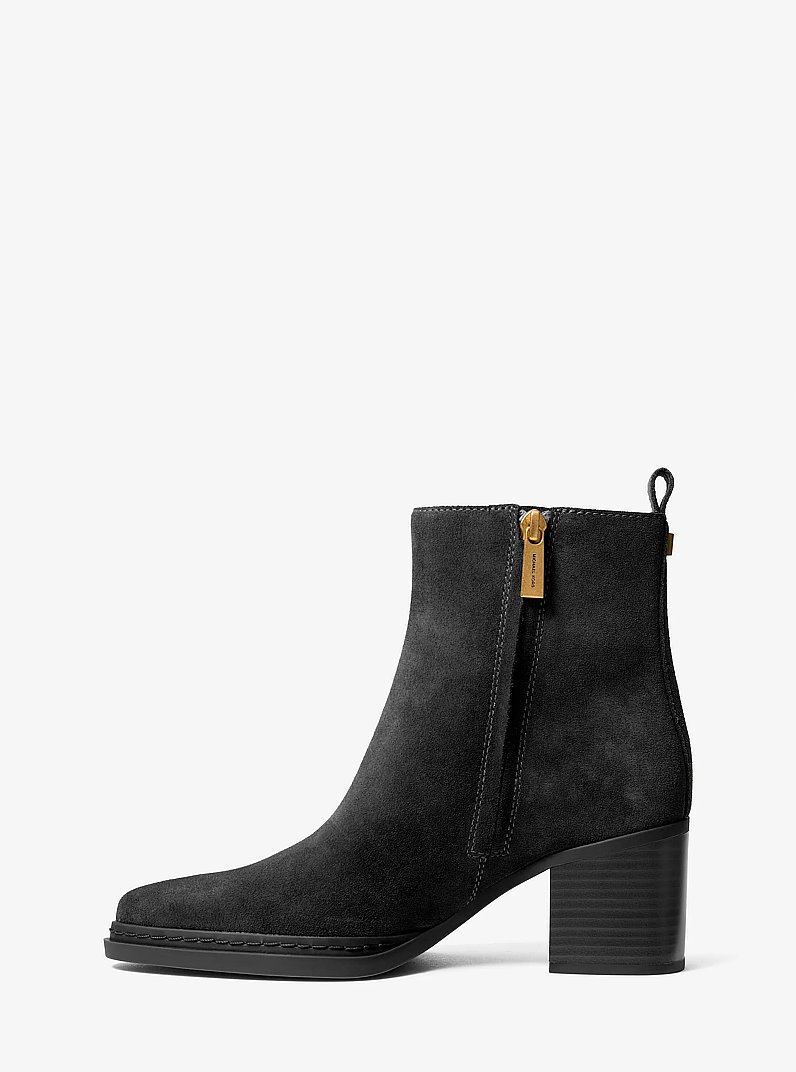 Stivale Lex in pelle scamosciata in NERO | Michael Kors