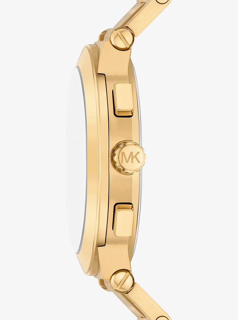 Set de regalo de reloj Billie extragrande en tono dorado y pulsera in DORADO | Michael Kors