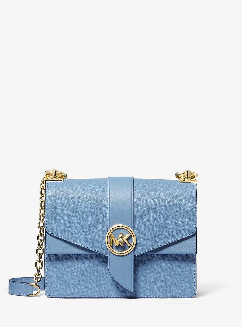 Greenwich Small Saffiano Leather Crossbody Bag in FRENCH BLUE | Michael Kors
