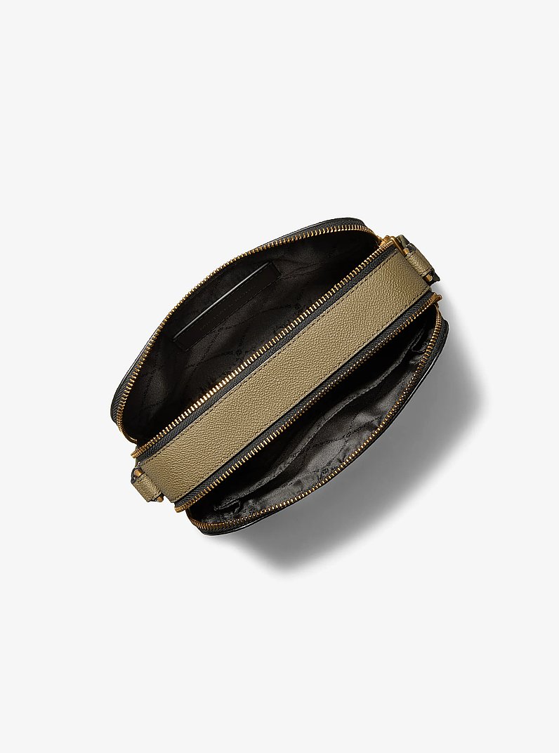 Hudson Signature Logo Camera Crossbody Bag in LODEN | Michael Kors