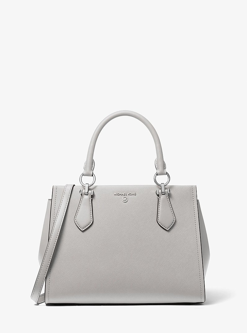 Marilyn Medium Saffiano Leather Satchel