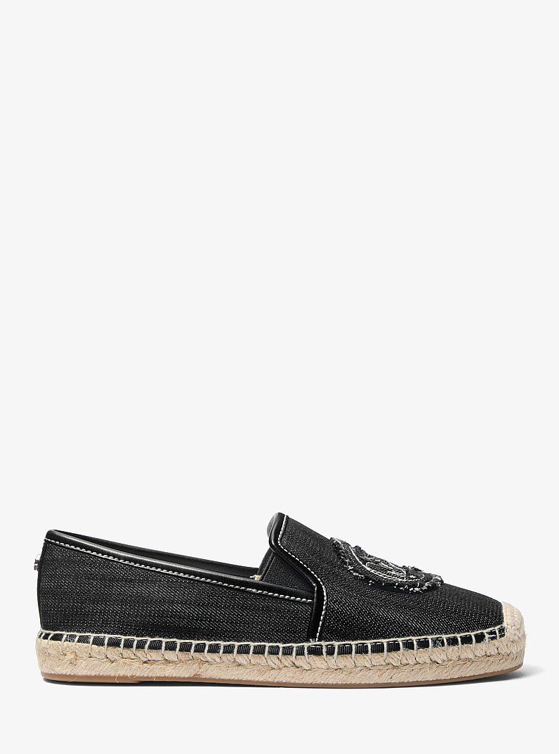 Hastings Denim Espadrille in BLACK WASH | Michael Kors