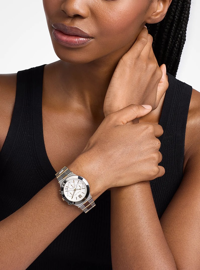 Orologio Billie in acciaio inossidabile bicolore in BICOLORE | Michael Kors