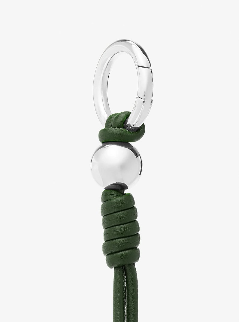 Knotted Rope Bag Charm in AMAZON GREEN | Michael Kors