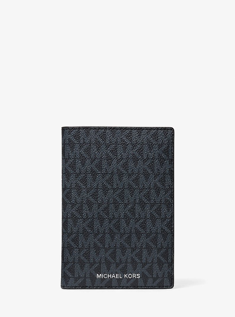 Logo Passport Wallet in ADML/PL BLUE | Michael Kors