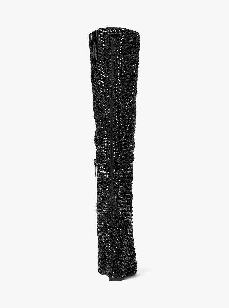 Isra Embellished Wedge Boot