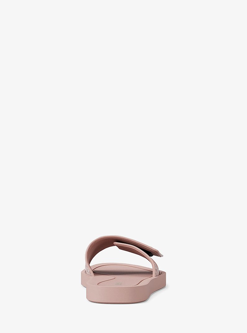Palmer Ombr&eacute; Signature Logo Slide Sandal in POWDER BLUSH | Michael Kors